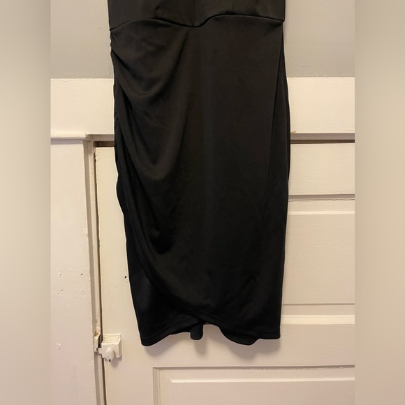 Mesh Cutout V-Neck Mini Dress - Picture 2 of 10